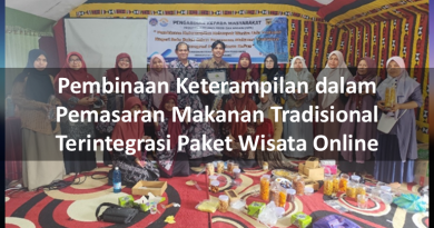 Pembinaan Keterampilan dalam Pemasaran Makanan Tradisional Terintegrasi Paket Wisata Online
