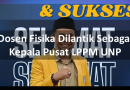 Dosen Fisika Dilantik Sebagai Kepala Pusat LPPM UNP