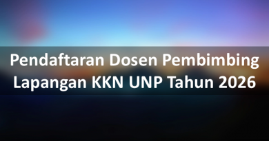 Pendaftaran Dosen Pembimbing Lapangan KKN UNP Tahun 2026