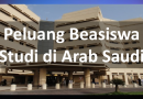 Peluang Beasiswa Studi di Arab Saudi