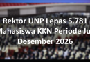 Rektor UNP Lepas 5.781 Mahasiswa KKN Periode Juli Desember 2026