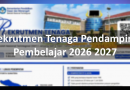 Rekrutmen Tenaga Pendamping Pembelajar 2026 2027
